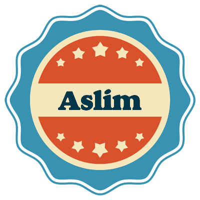 Aslim labels logo
