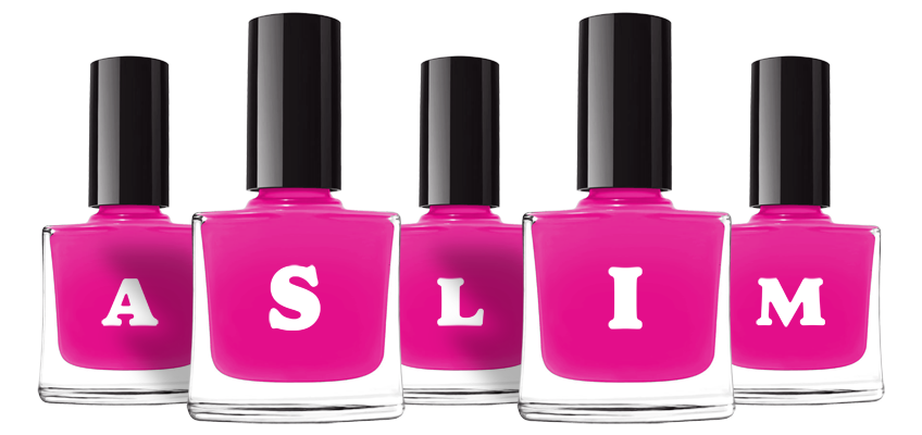 Aslim nails logo