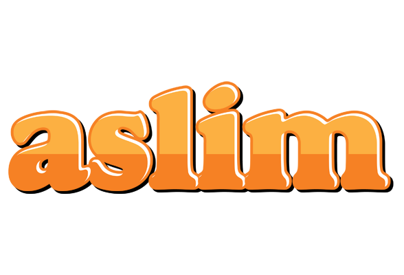 Aslim orange logo