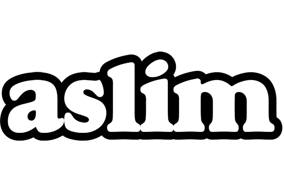 Aslim panda logo