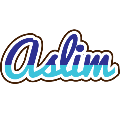 Aslim raining logo