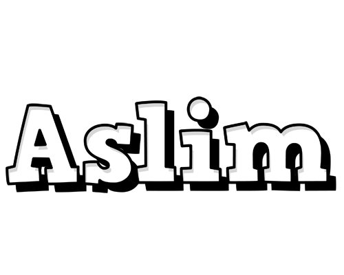 Aslim snowing logo