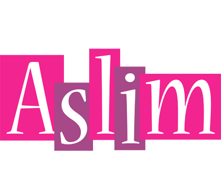 Aslim whine logo