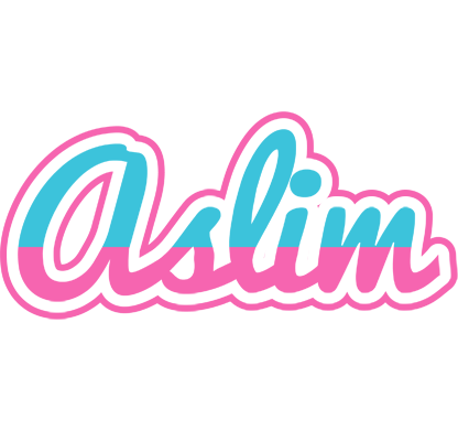 Aslim woman logo