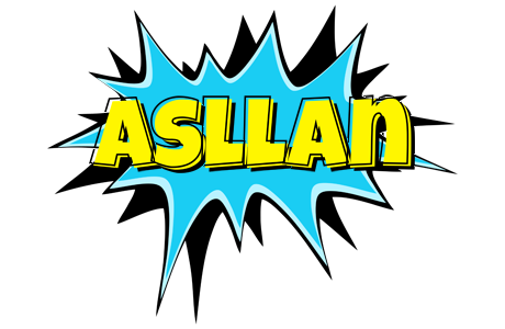 Asllan amazing logo