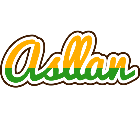 Asllan banana logo