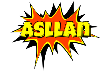 Asllan bazinga logo