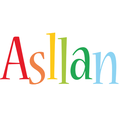 Asllan birthday logo