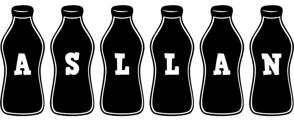 Asllan bottle logo