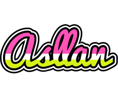 Asllan candies logo