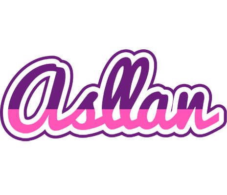 Asllan cheerful logo