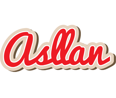 Asllan chocolate logo