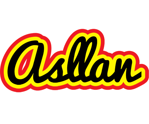 Asllan flaming logo