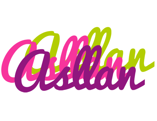 Asllan flowers logo