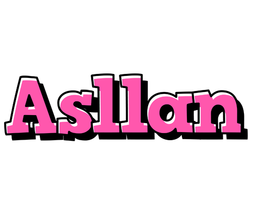 Asllan girlish logo