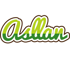 Asllan golfing logo