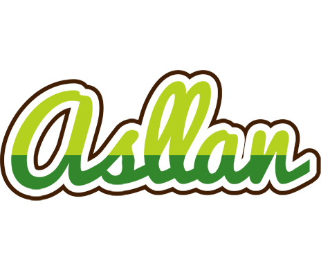Asllan golfing logo