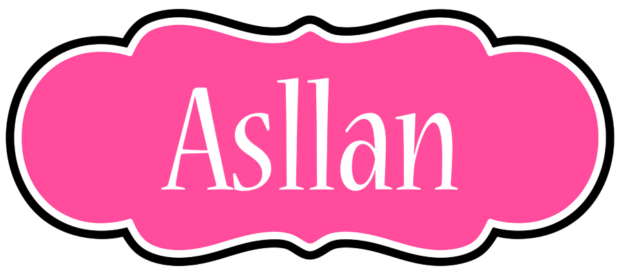 Asllan invitation logo