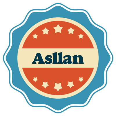 Asllan labels logo