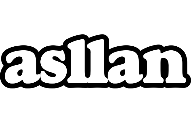 Asllan panda logo