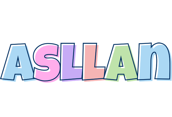 Asllan pastel logo