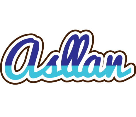 Asllan raining logo