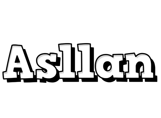 Asllan snowing logo