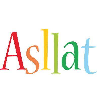 Asllat birthday logo