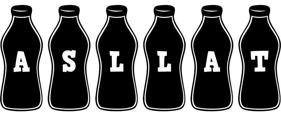 Asllat bottle logo