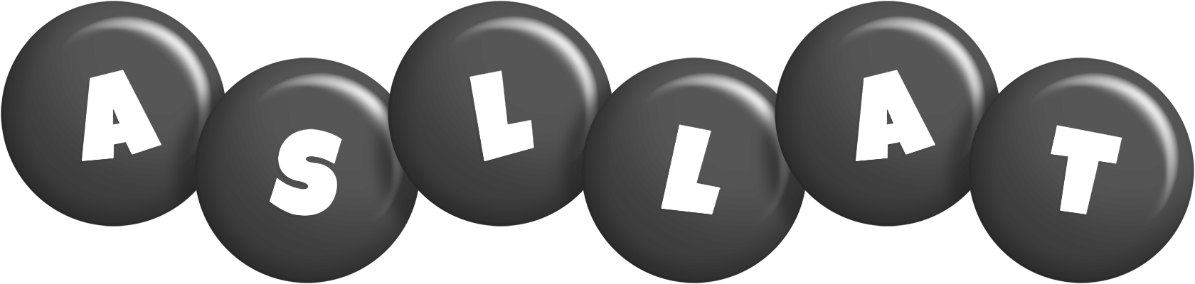 Asllat candy-black logo