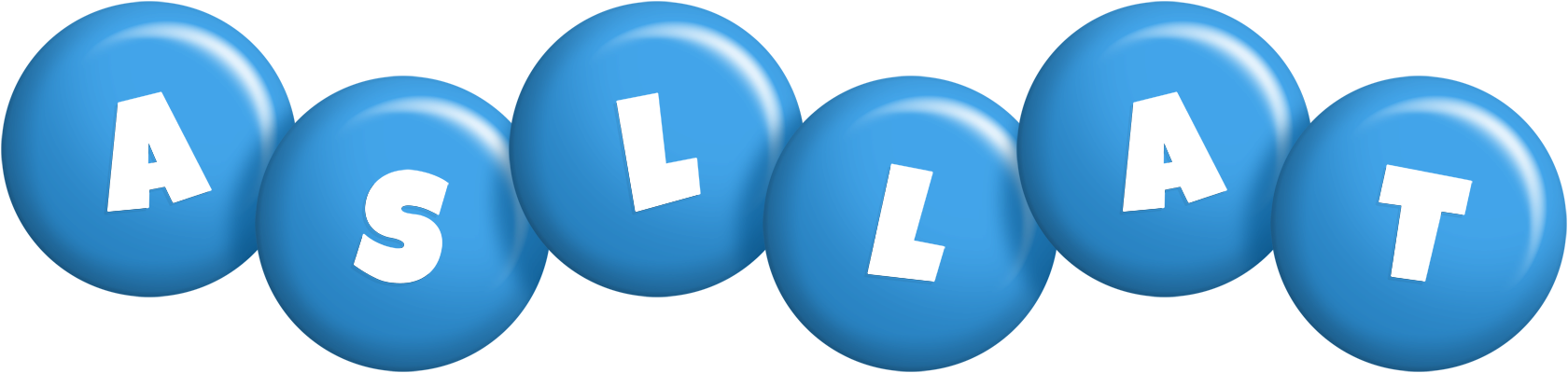Asllat candy-blue logo
