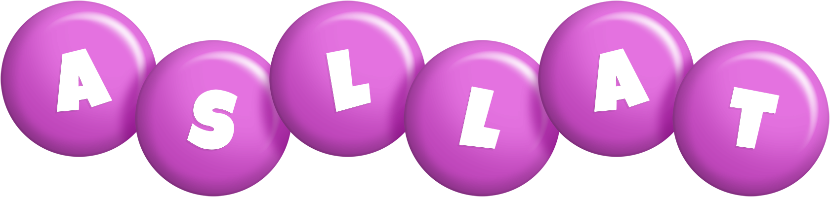 Asllat candy-purple logo