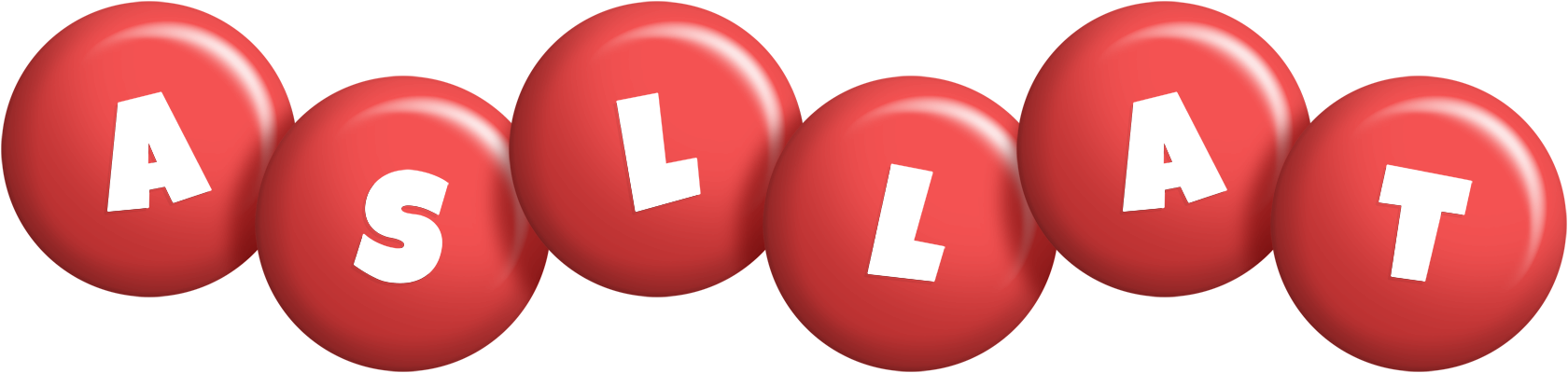Asllat candy-red logo