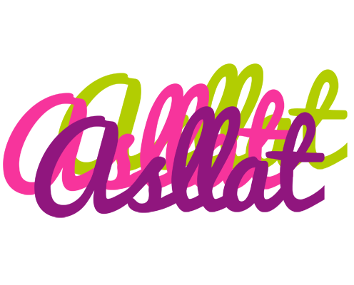 Asllat flowers logo
