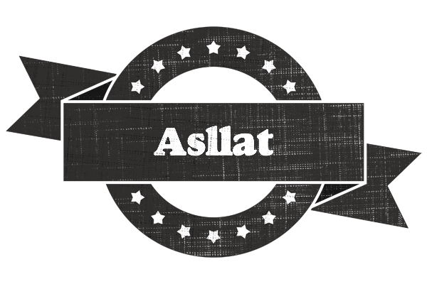 Asllat grunge logo