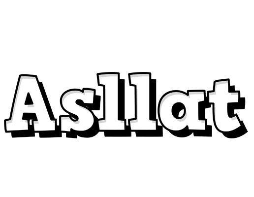Asllat snowing logo