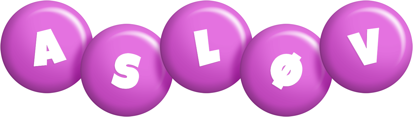 Asløv candy-purple logo