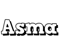 Asma snowing logo