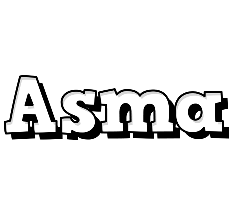 Asma snowing logo