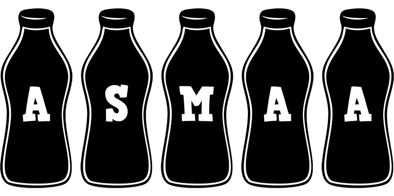 Asmaa bottle logo