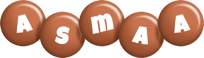 Asmaa candy-brown logo