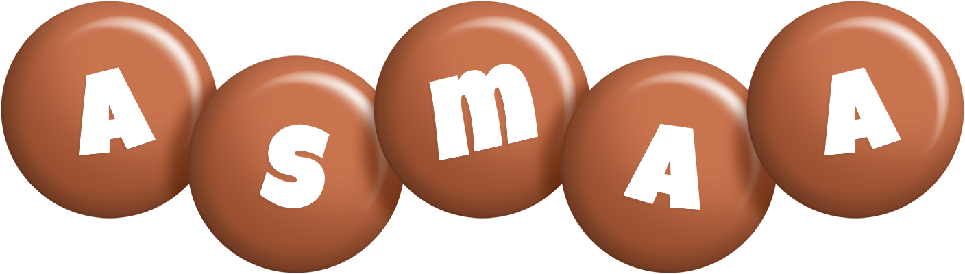 Asmaa candy-brown logo