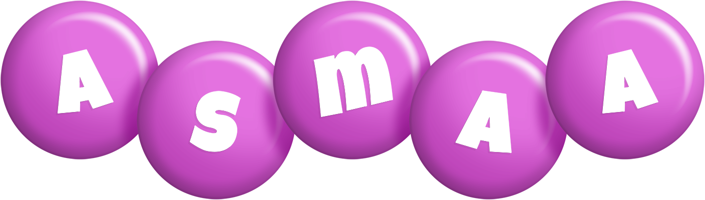 Asmaa candy-purple logo