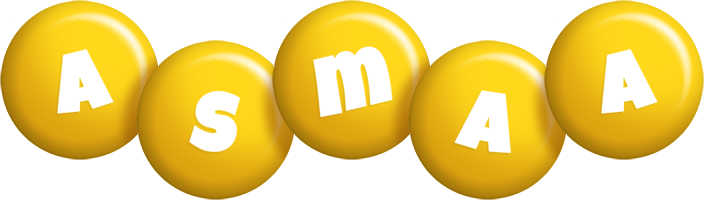 Asmaa candy-yellow logo