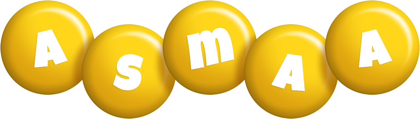 Asmaa candy-yellow logo