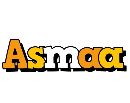 Asmaa cartoon logo
