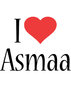 Asmaa i-love logo