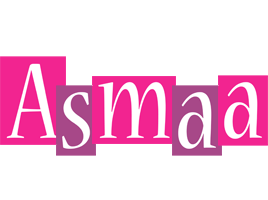 Asmaa whine logo