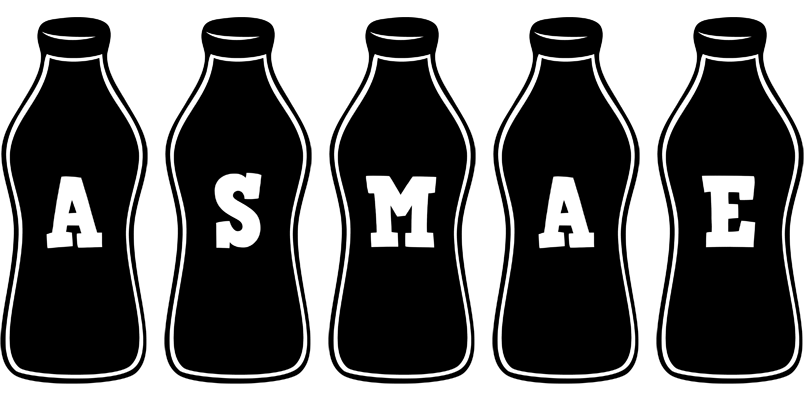 Asmae bottle logo