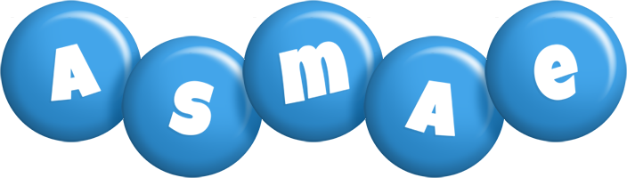 Asmae candy-blue logo
